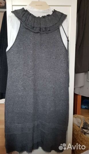 На 50-52 платье Banana Republica шерсть шелк