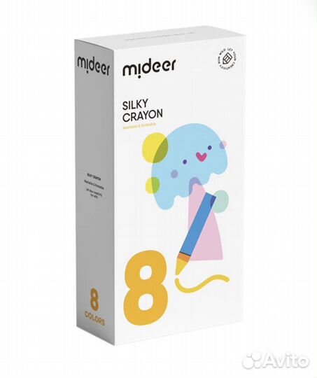 Мелки MiDeer 8 цветов