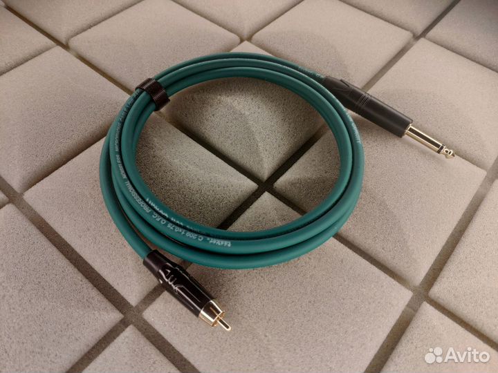 Шнур Jack 6,3 mono - Rca Tasker c209