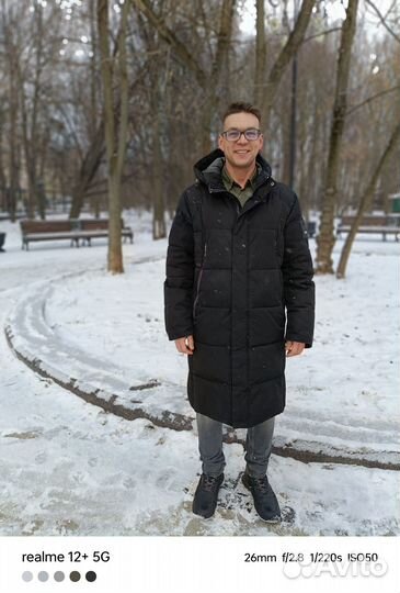 Удлиненный зимний пуховик Urban Fashion For Men 56