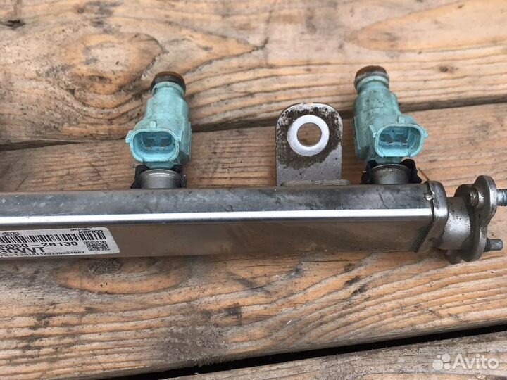 Топливная рейка в сборе рио 3 солярис