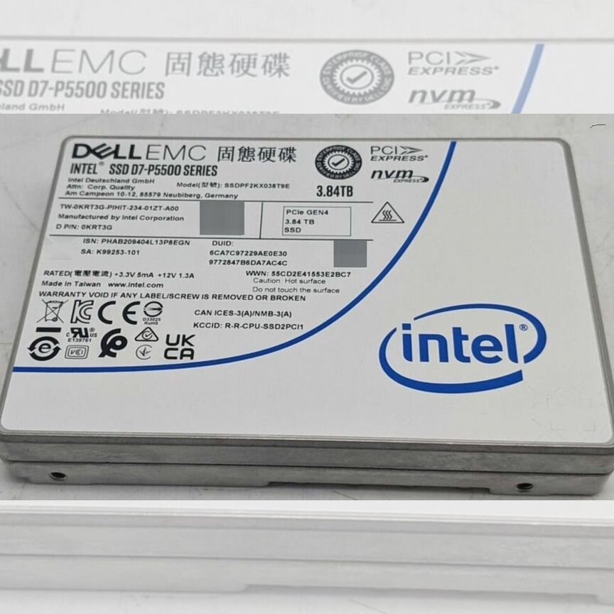 [D7-P5500] Ssd Intel Ssddpf2kx038t9e 3.84тб D7-P5500