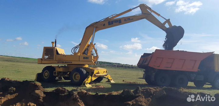 Услуги экскаватора