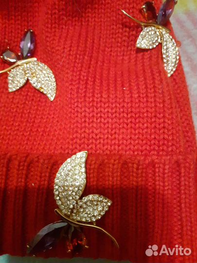 Комплект шапка, шарф