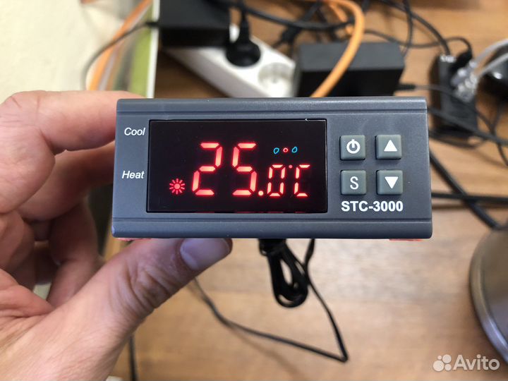 Контроллер температуры STC-1000, 24VDC+Блок питани