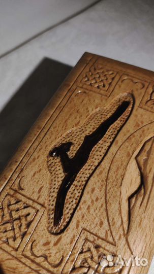 Шкатулка деревянная