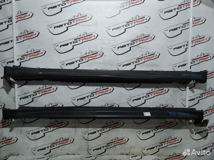 Порог пластик nissan juke F15 NF15 YF15 768511KA0A левый правый 2 порога серебро, KY0 TE002