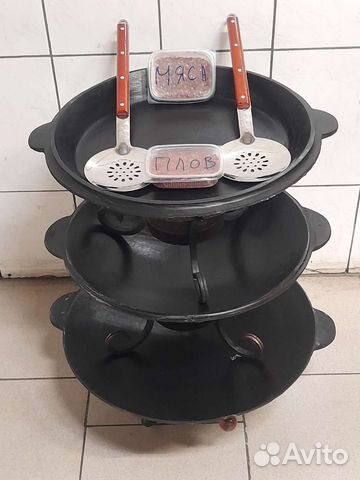 Сажд чугунный Сковорода Узбекский