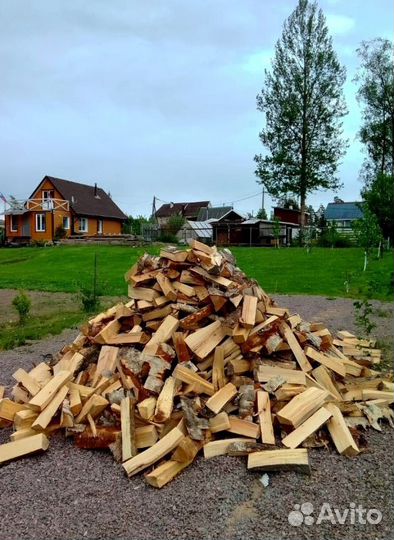 Дрова сухие в укладку любого объема