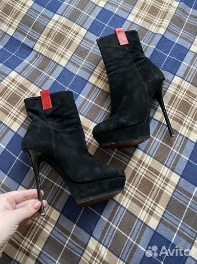 Ботильоны melani натуральная замша