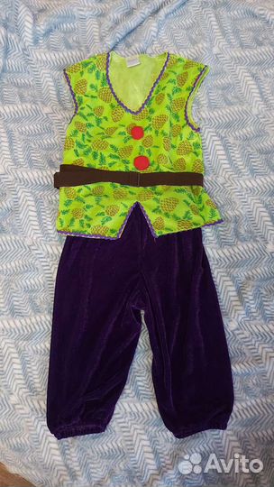 Новогодний костюм гнома на мальчика