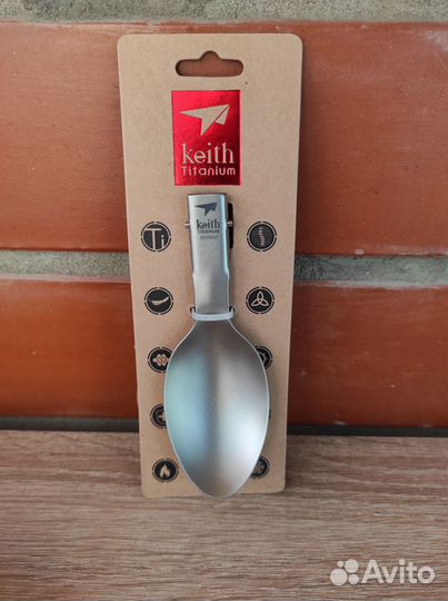 Складная титановая ложка Keith