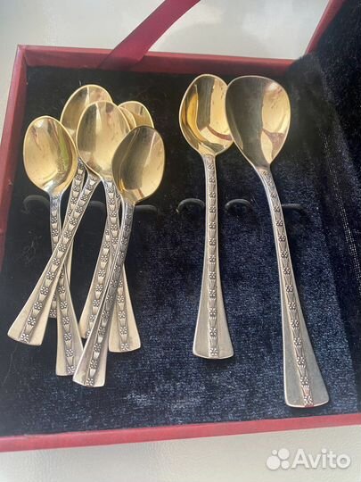Столовые приборы серебряные СССР