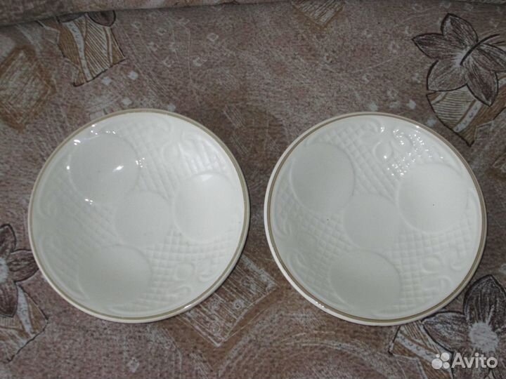 Блюдца керамические зик времен СССР