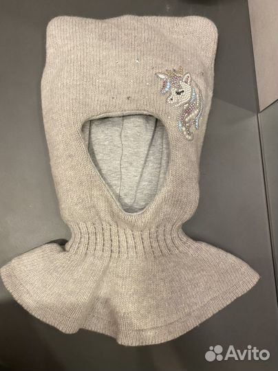 Шлем шапка утепленный на девочку Mothercare