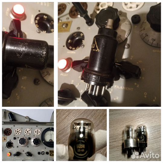 Винтажные радиолампы 6j5GT 6С5М 6ж7 6AQ5