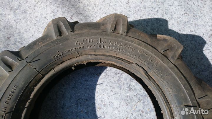 Шины 4.00-10 Модель ф106