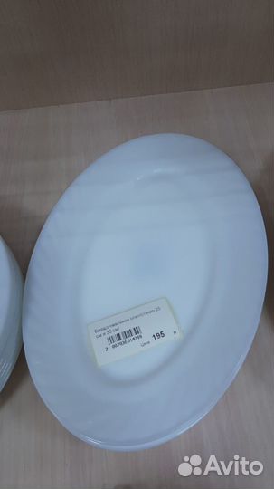 Тарелки белые подходят для свч