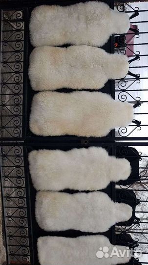 Пушистые авточехлы из овечьей шерсти