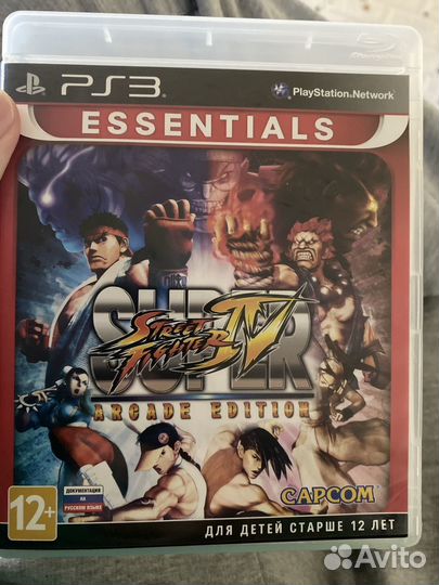 Игры диски на ps3 street fighter 4