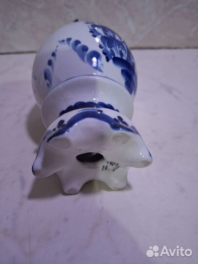 Гжель пасхальное яйцо