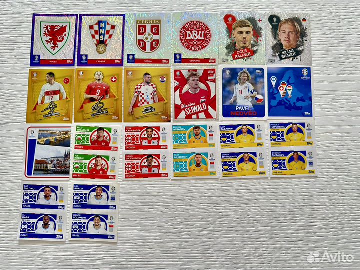 Стикеры Topps Euro 2024