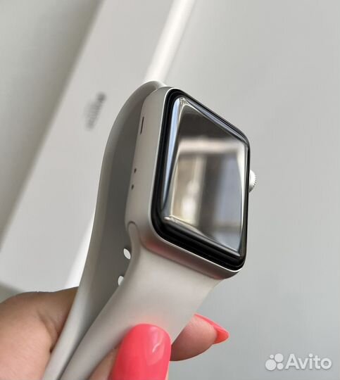 Часы apple watch 3 38 mm silver aluminum оригинал