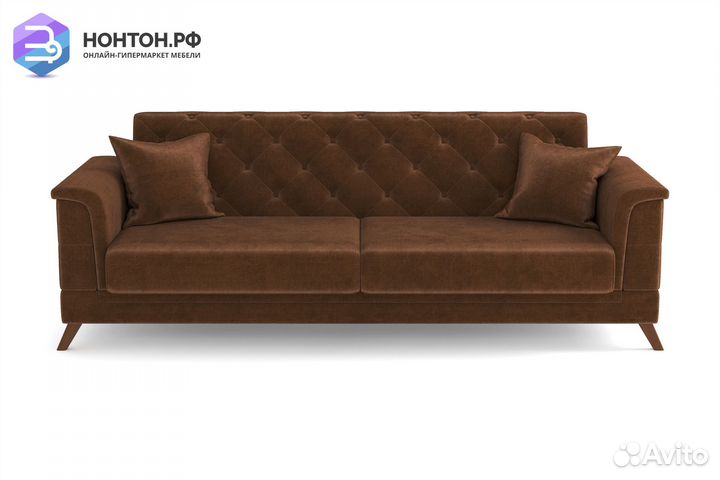 Диван книжка Амарант коричневый