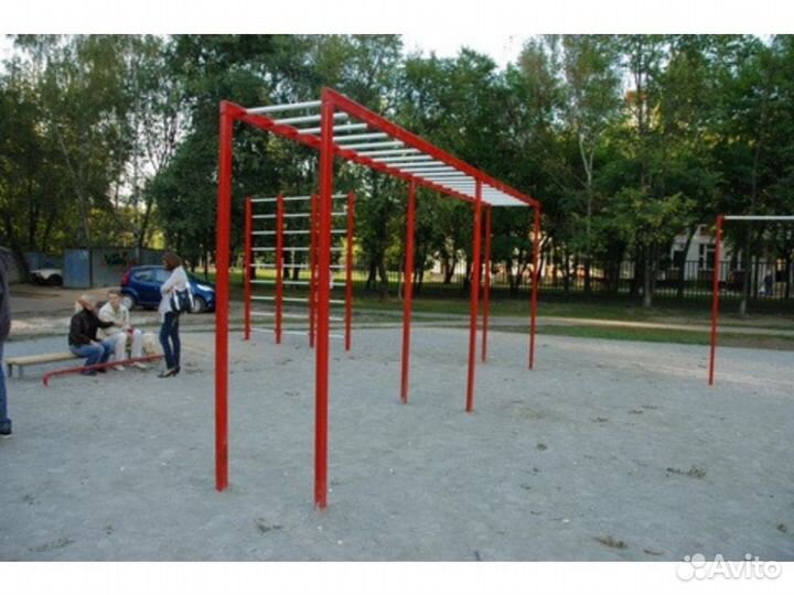 Рукоход прямой 300см, для спортивных площадок h2 метра Pioner A17279