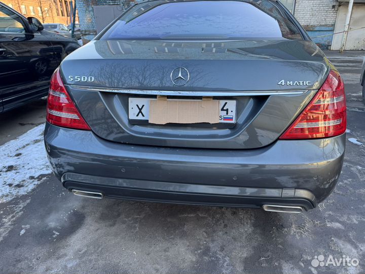 Бампер задний от рестайлинга Mercedes S221
