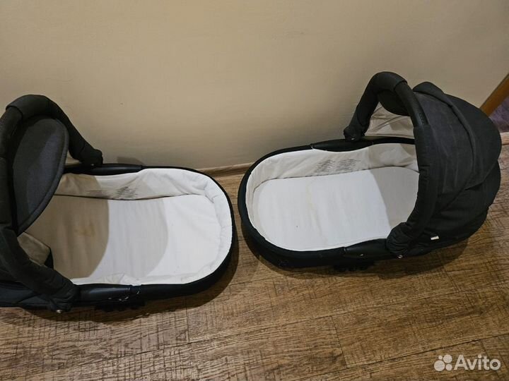 Bebbeto 42. Коляска для двойни, двойняшек. б/у