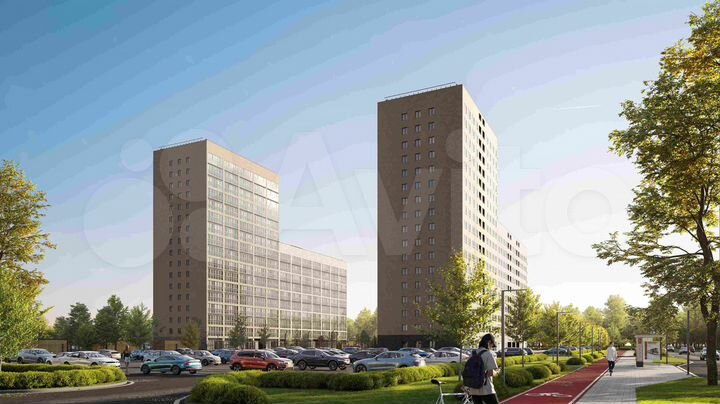 1-к. квартира, 35,1 м², 4/17 эт.