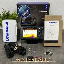 Lowrance Hook 5 Reveal 83/200 HDI + крышка + карта