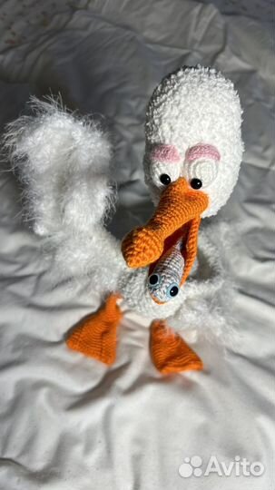 Интерьерная игрушка пеликан