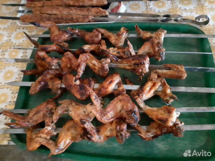 Шашлык, люла кебаб,крылышки
