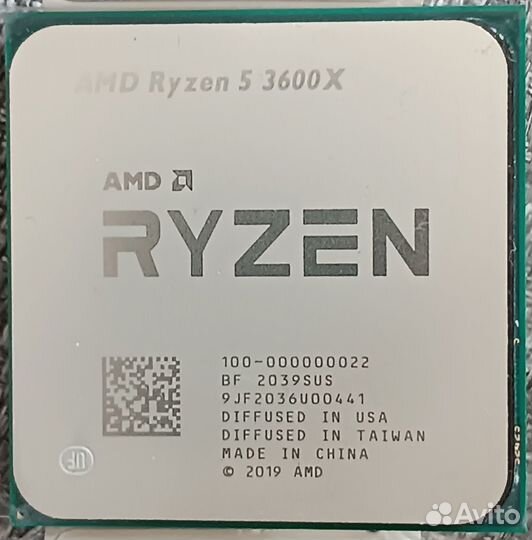 Процессор AMD Ryzen 5 3600X OEM