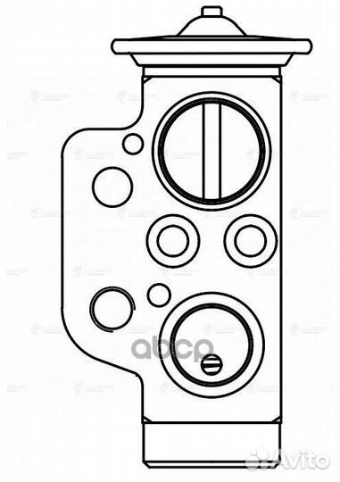 Клапан расш. кондиционера VW Touareg II (10) /Audi