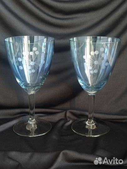 Фужеры, рюмки, цветное стекло, СССР (№2)