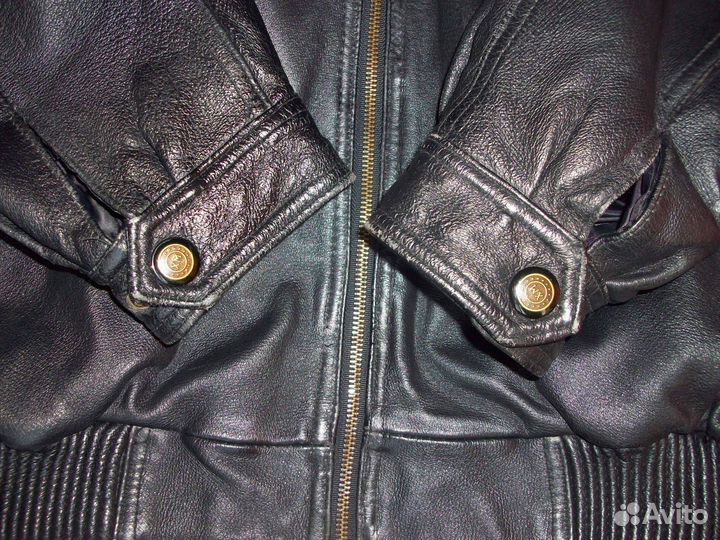 Бомберок кожаный мужской р.54-56