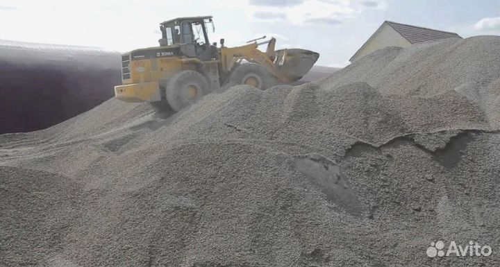 Щебень известковый под парковку