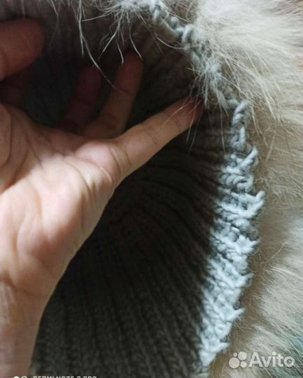 Шапка енот, песец