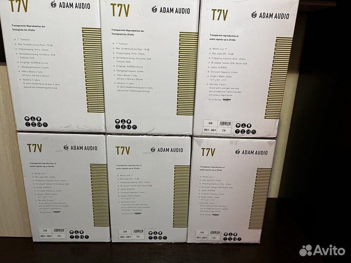 Новые Adam Audio T7V в наличии