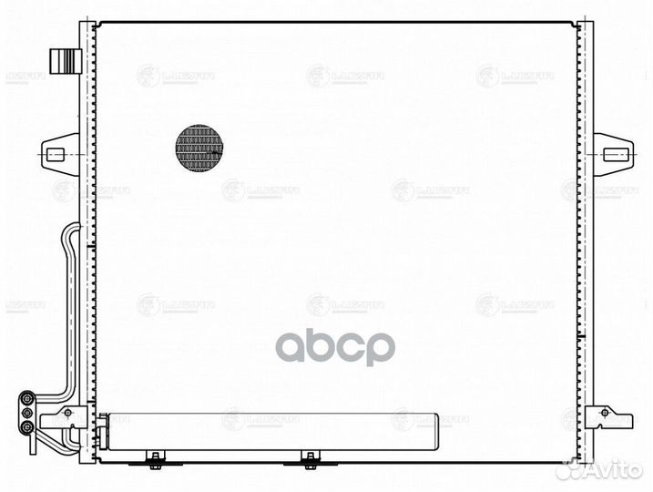Радиатор кондиц. для а/м Mercedes-Benz ML (W164