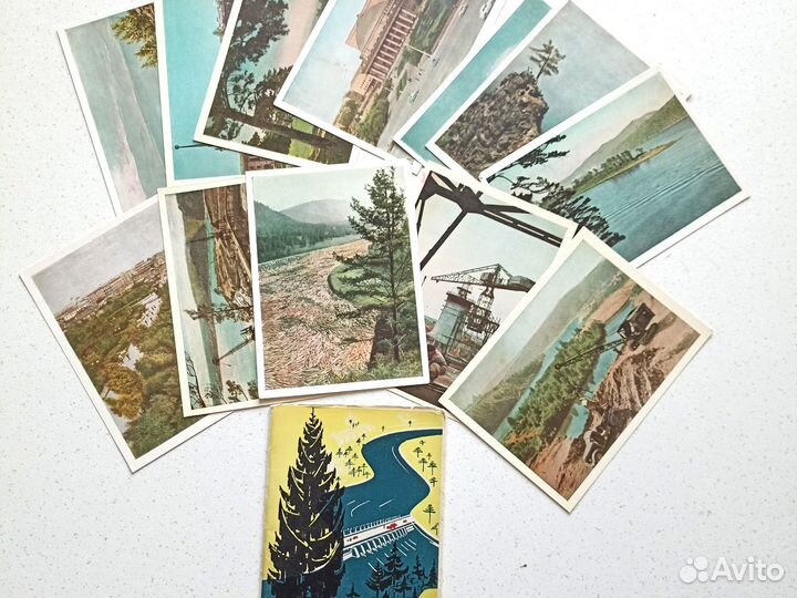 Открытки СССР туристические места