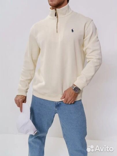 Джемпер на молнии оверсайз