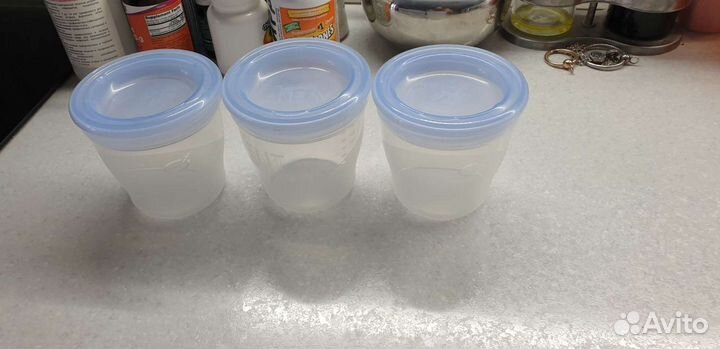 Баночки для хранения грудного молока