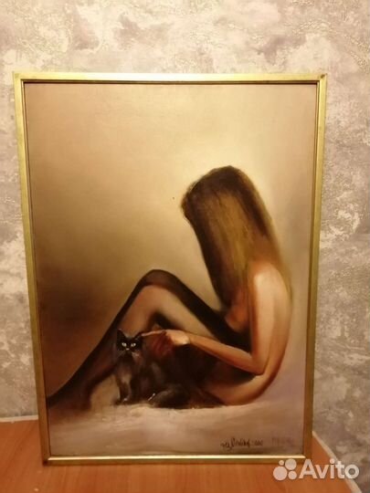 Картина маслом на холсте в раме