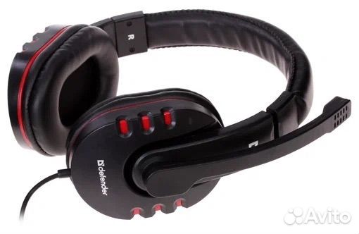 Проводная гарнитура Defender Warhead G-160 черный