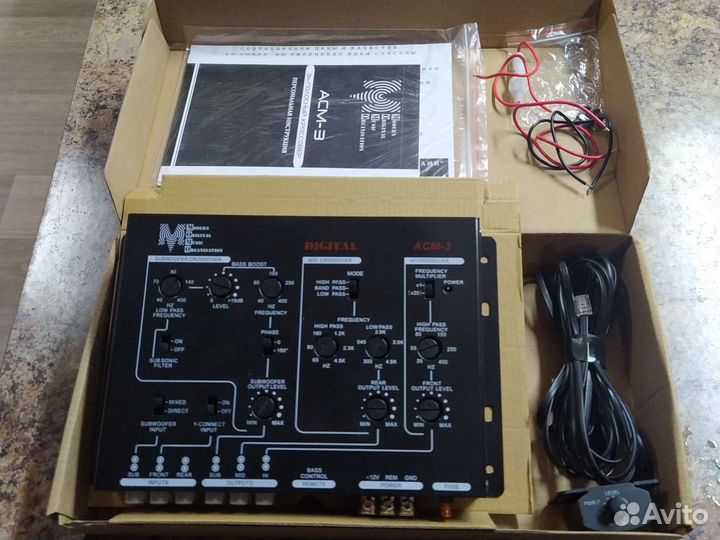 Активный кроссовер momo acm-3