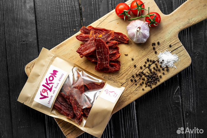 Мясные деликатесы Джерки Вяленое мясо Фрукты